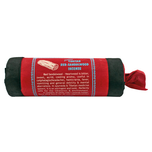 Räucherstäbchen / Tibetische R&auml;ucherst&auml;bchen / Rotes Sandelholz, 40 g